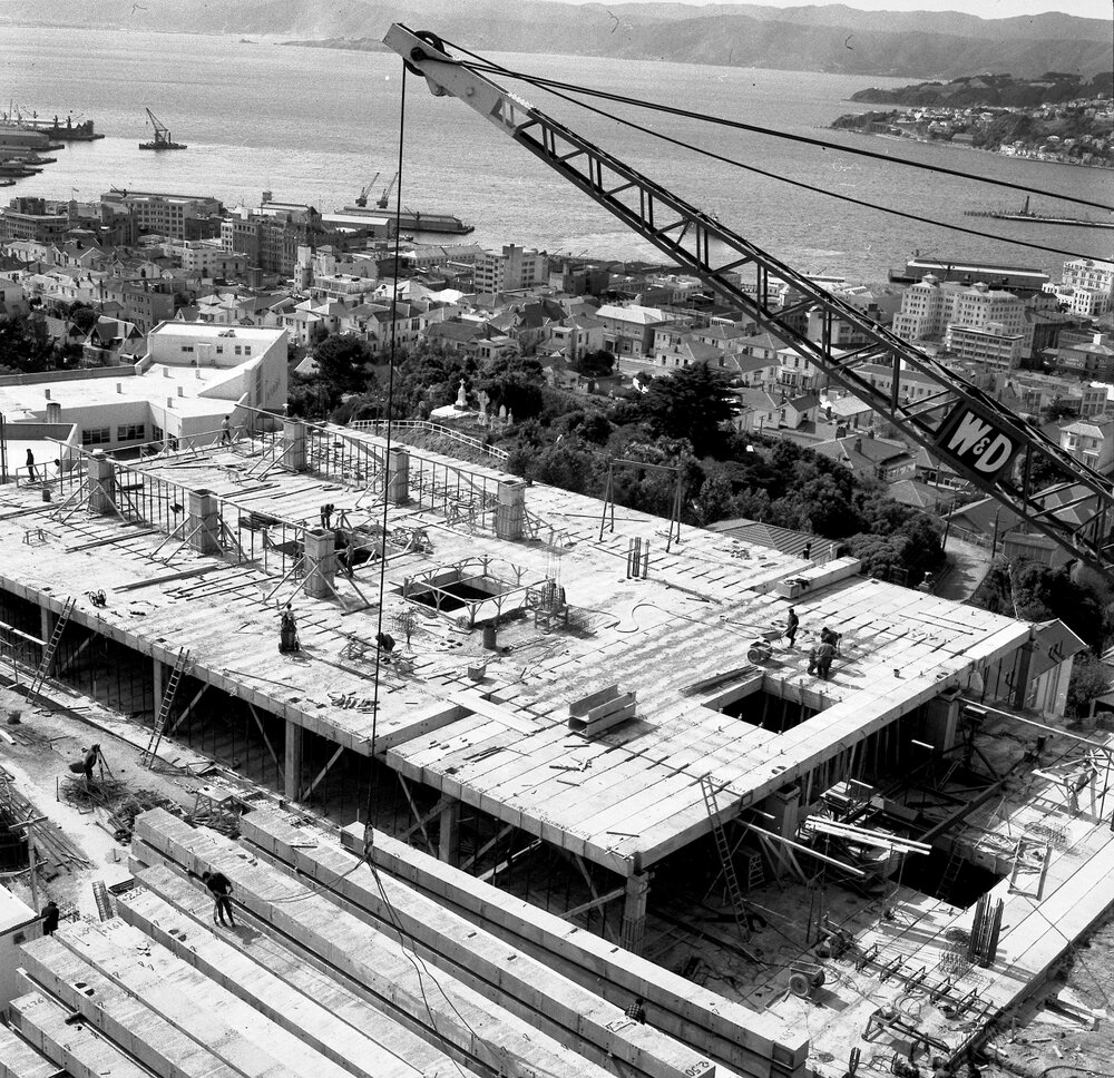 Buildings - Construction of Rankine Brown [level 3 base being completed]