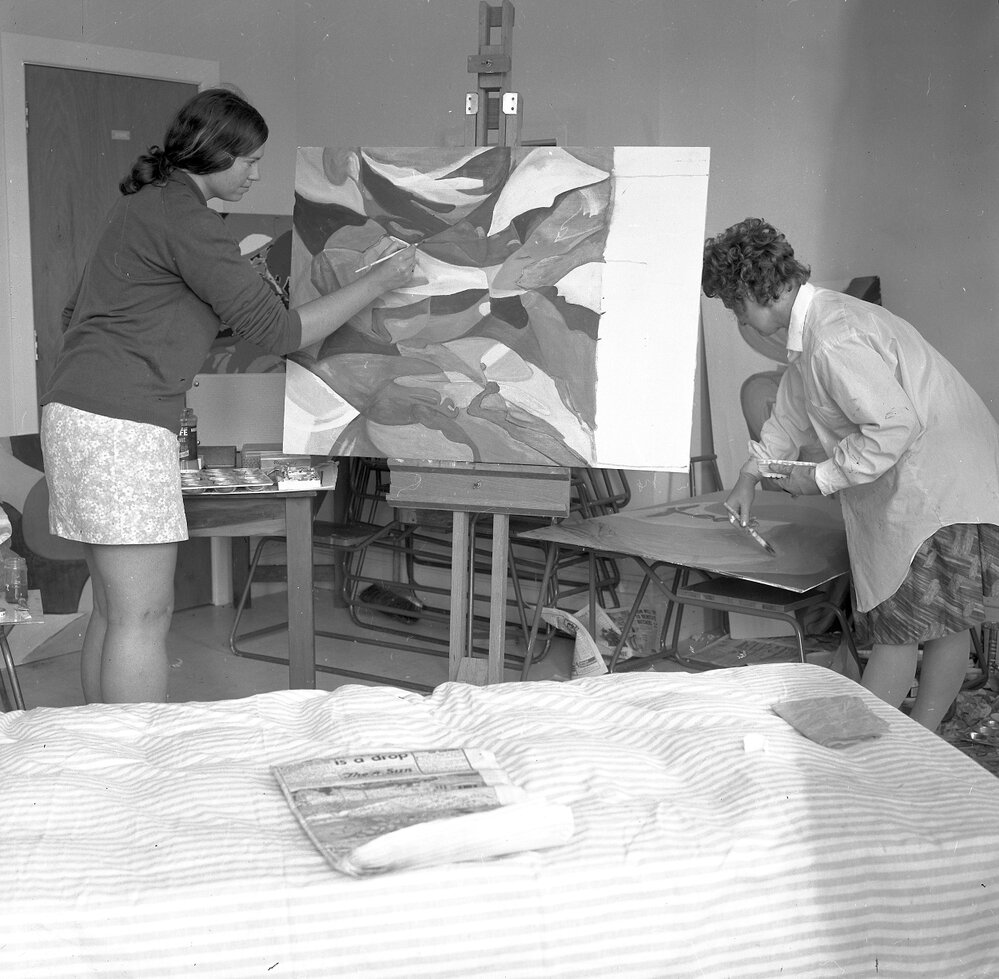 University Activities - University Extension - Fine Arts display