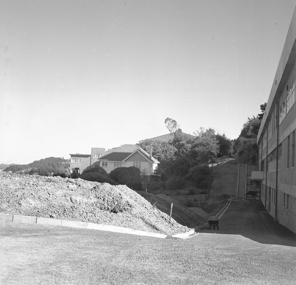 Views - Path along east side of Rankine Brown [roadway corner by Rankine Brown]