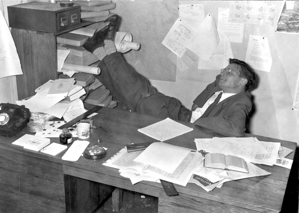 University Activities - Geography Department - Old Building - Franklin Wheeler office (last day)