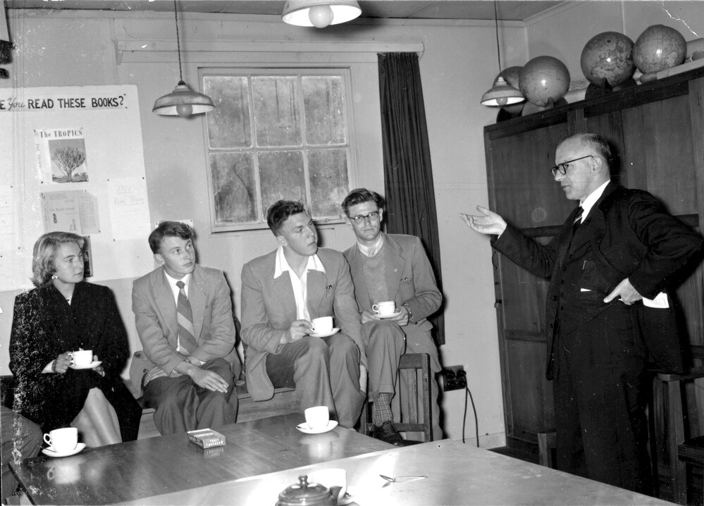 University Activities - Geography Department - Students with Professor Darley