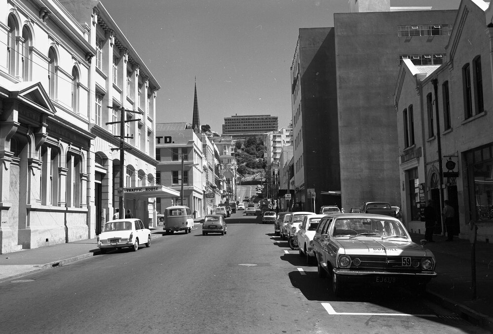 [Dixon Street, Wellington, looking towards The Terrace]