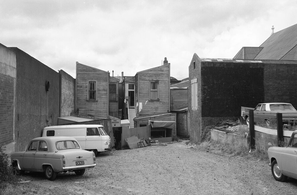 [From Frederick Street, Wellington, showing back of building facing Vivian Street]