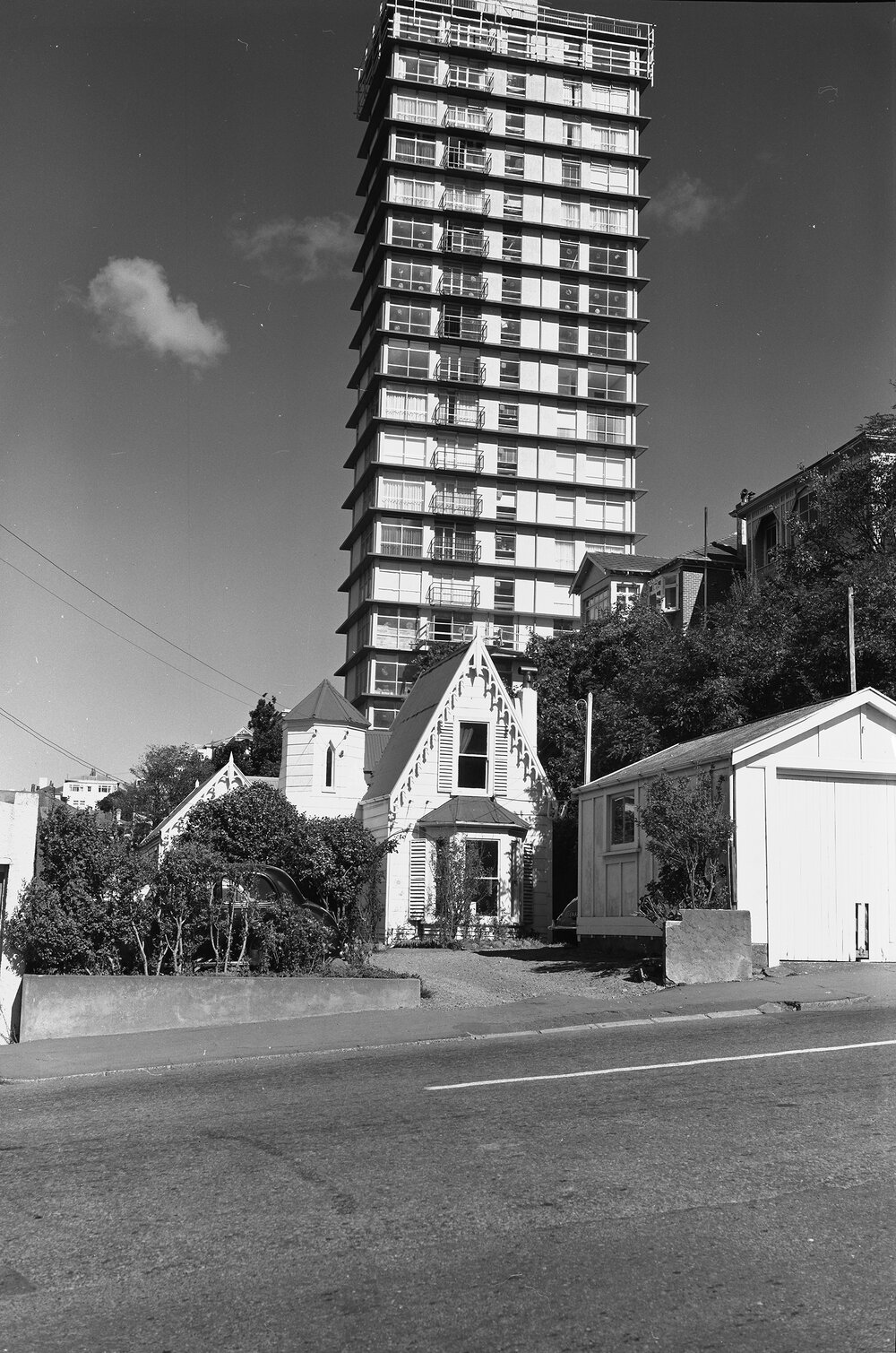 [Old Plimmer home and Jellicoe Towers, The Terrace, Wellington]