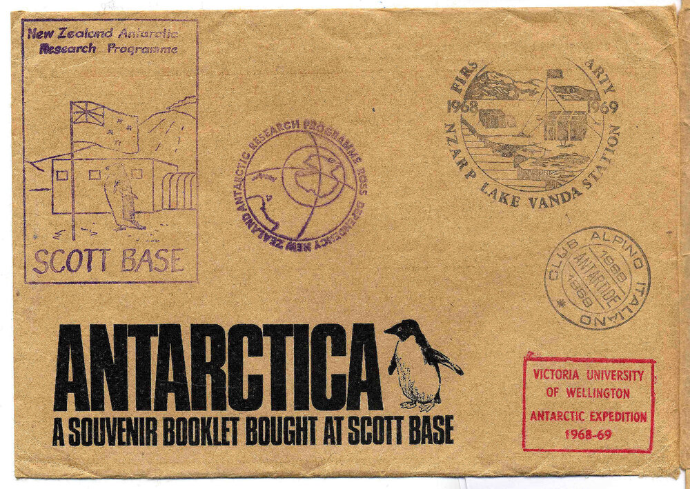 Souvenir booklet bought at Scott Base 1968/69