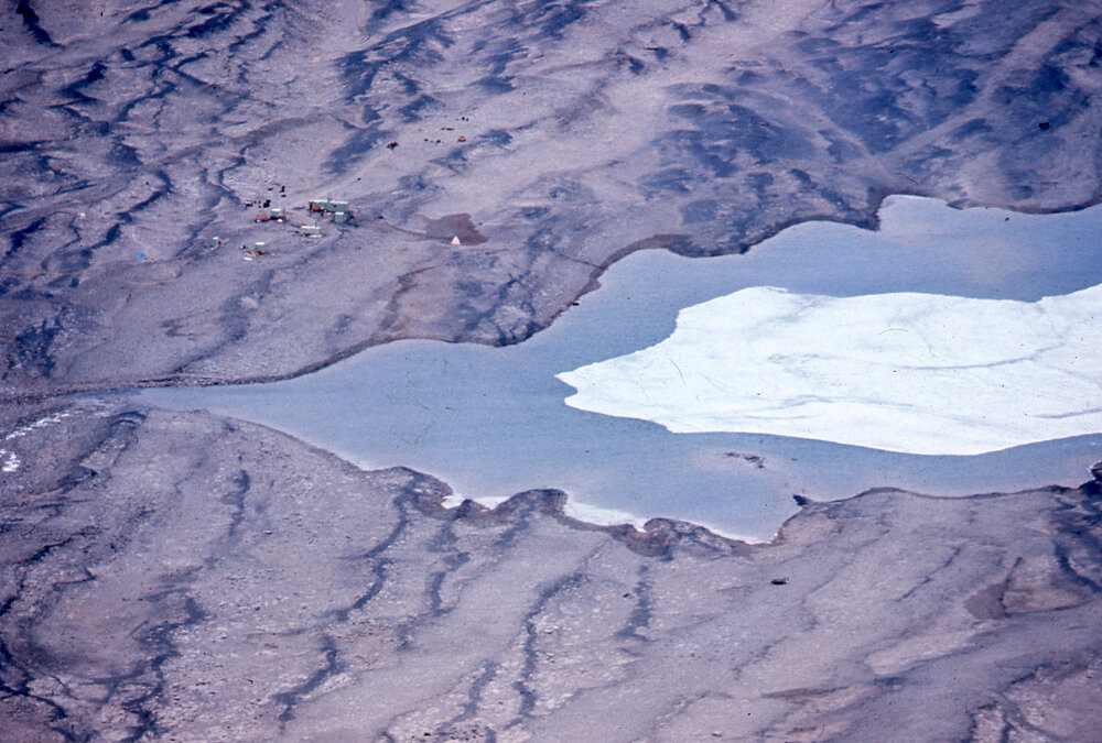 Lake Vanda from the air