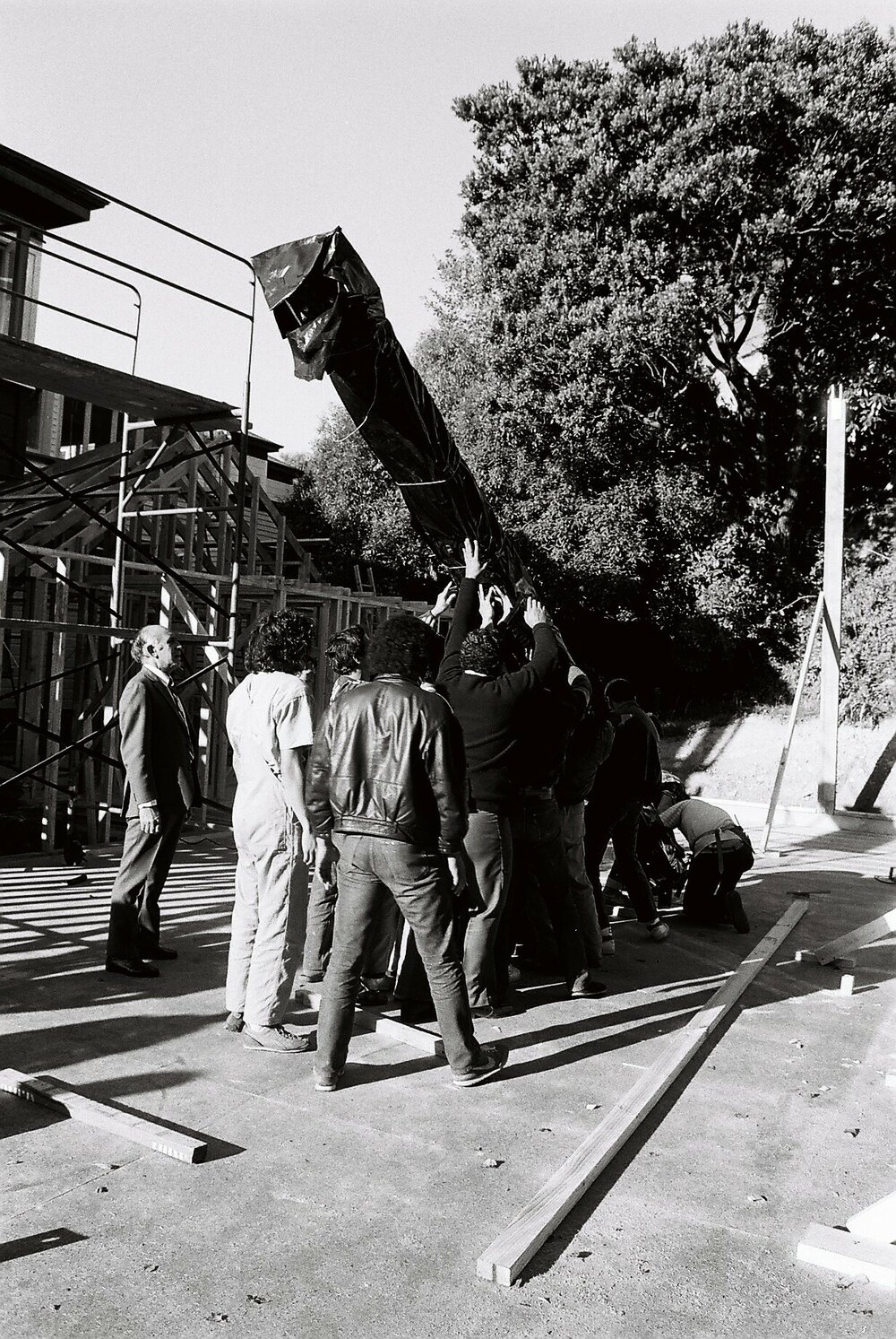 Raising the poutokomanawa