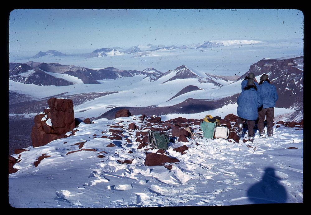 Highest point we got to in Darwin Mountains