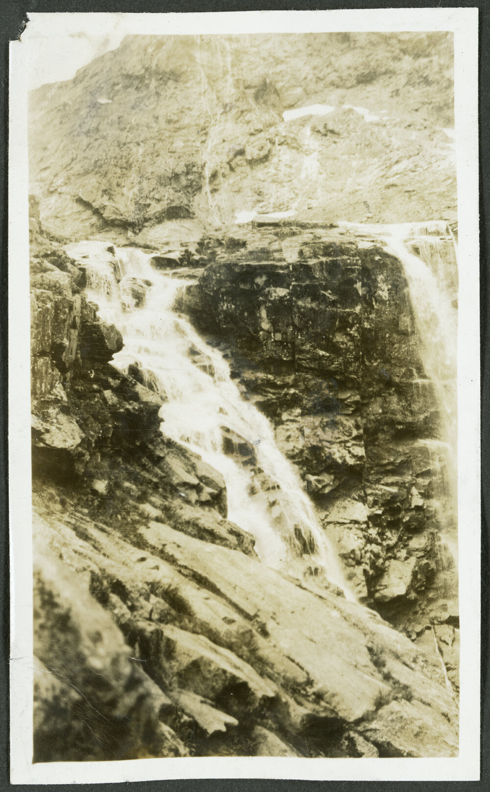 A waterfall in the Upper Hollyford