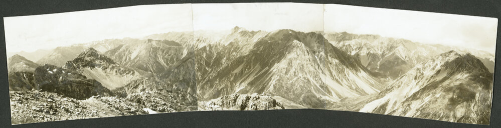 Otehake Basin, Mt. Hunt, Walker Pass, from Falling Mt.