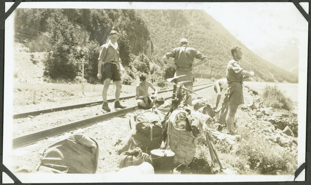 Waiting for the train