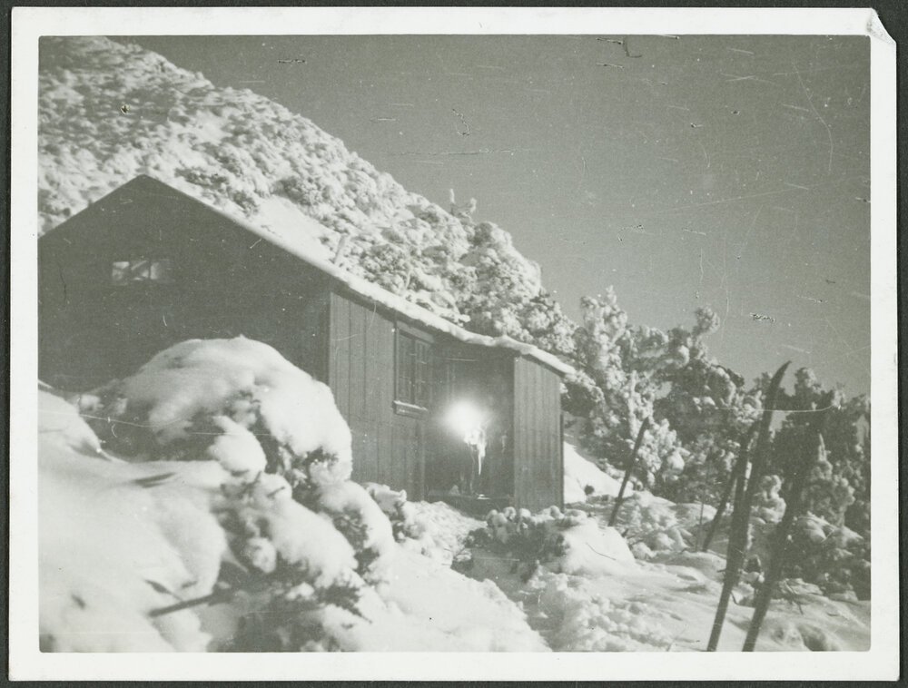 The hut by moonlight