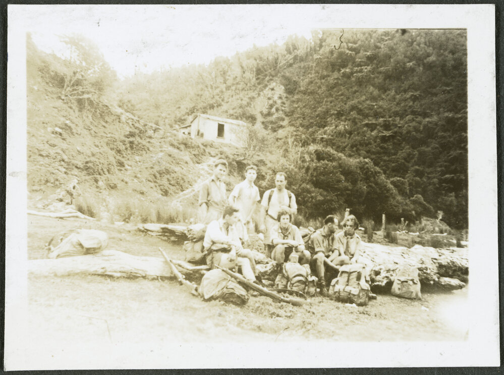 Odds   Ends: Easter '43. Waitewaewae. Resting in river bed