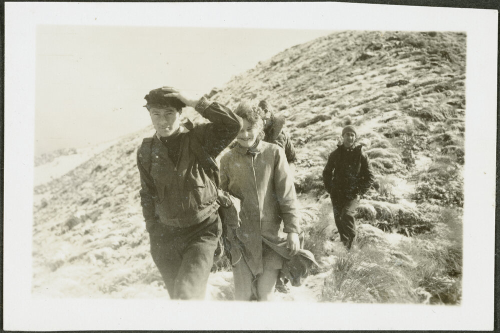 Coming off Holdsworth after ascent of Isabelle July 1946