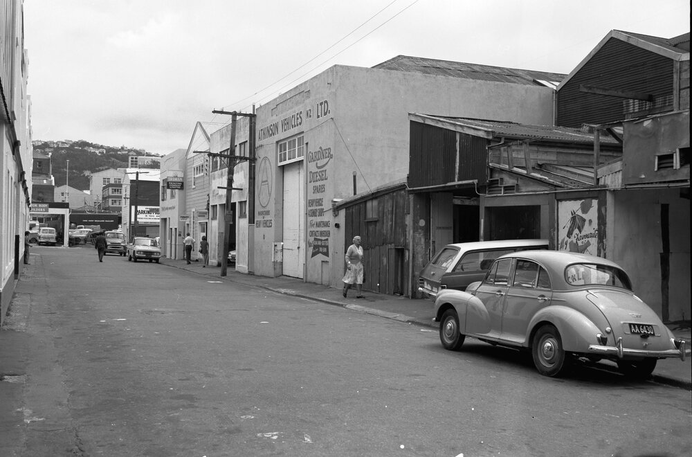 [Ebor Street, from Tory Street, Wellington]