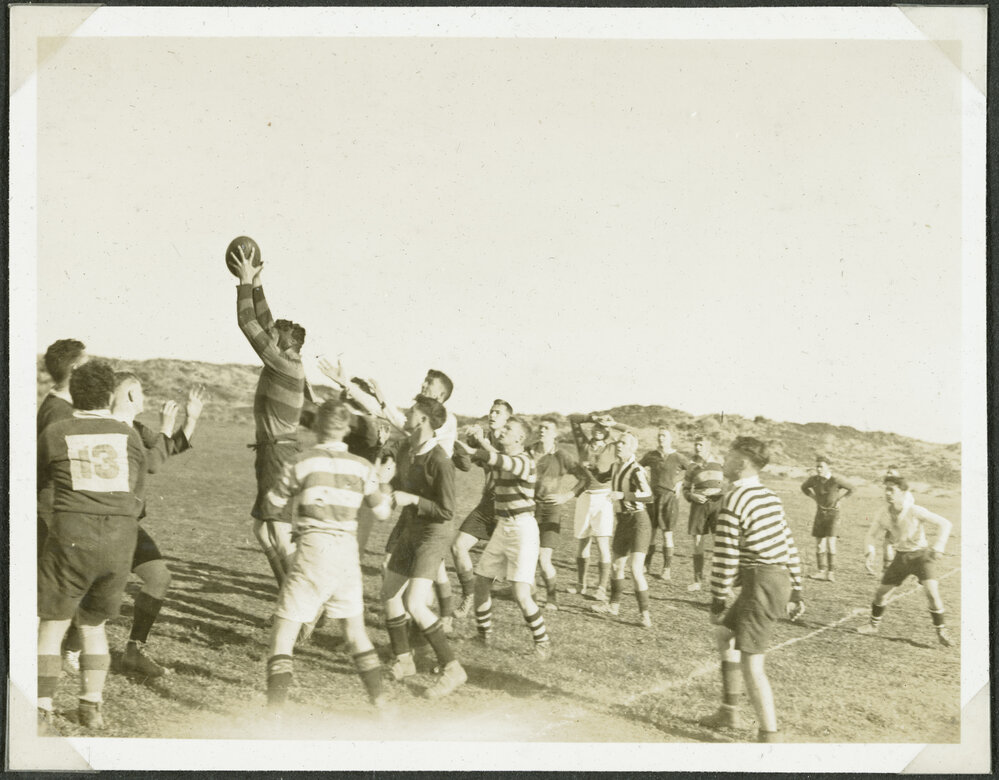 North v. South 1935 - line-out