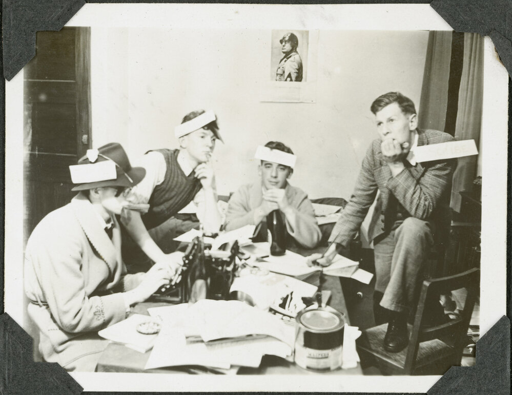 Weir Residents playing 'Who Am I'