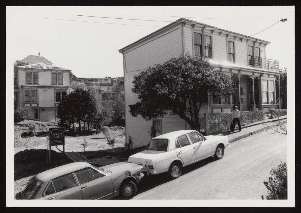 Trinity-Newman Hall houses from the street