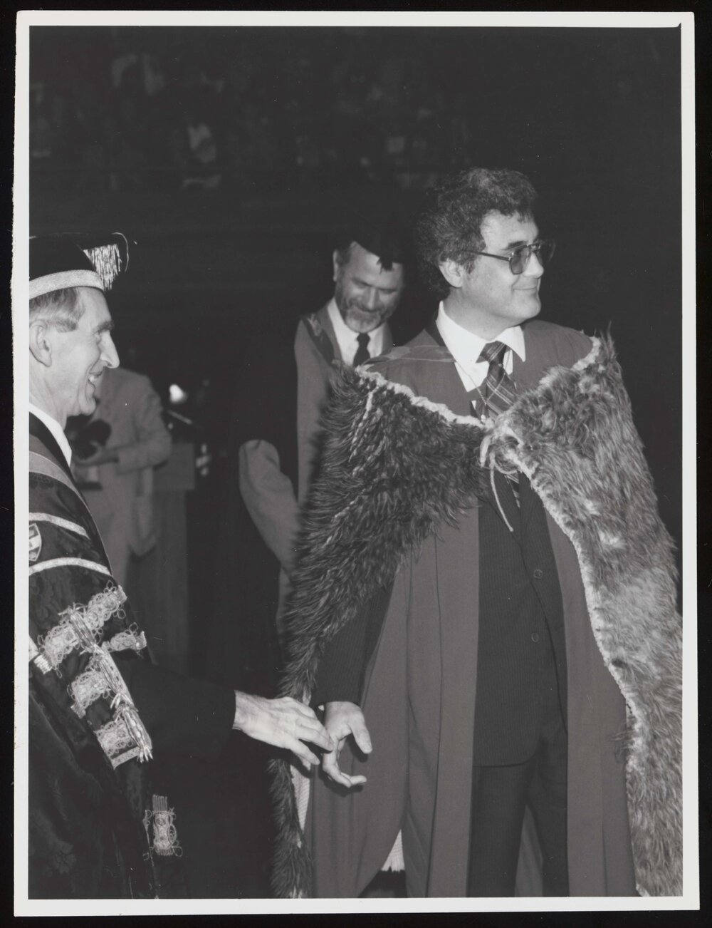 Chancellor Justice Richardson, Dr. Gary Hook, Dr. Gordon Hewitt