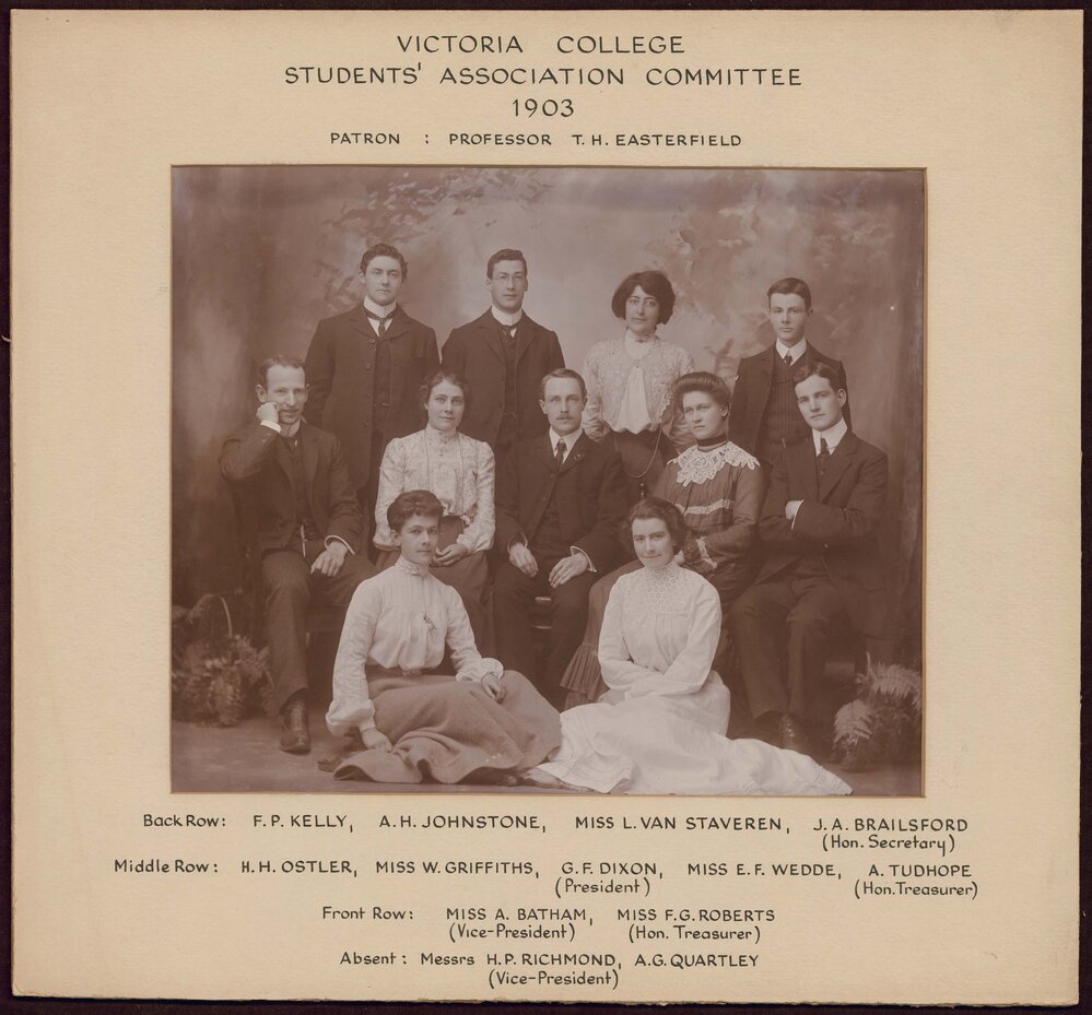 Victoria University of Wellington Students' Association Executive 1903
