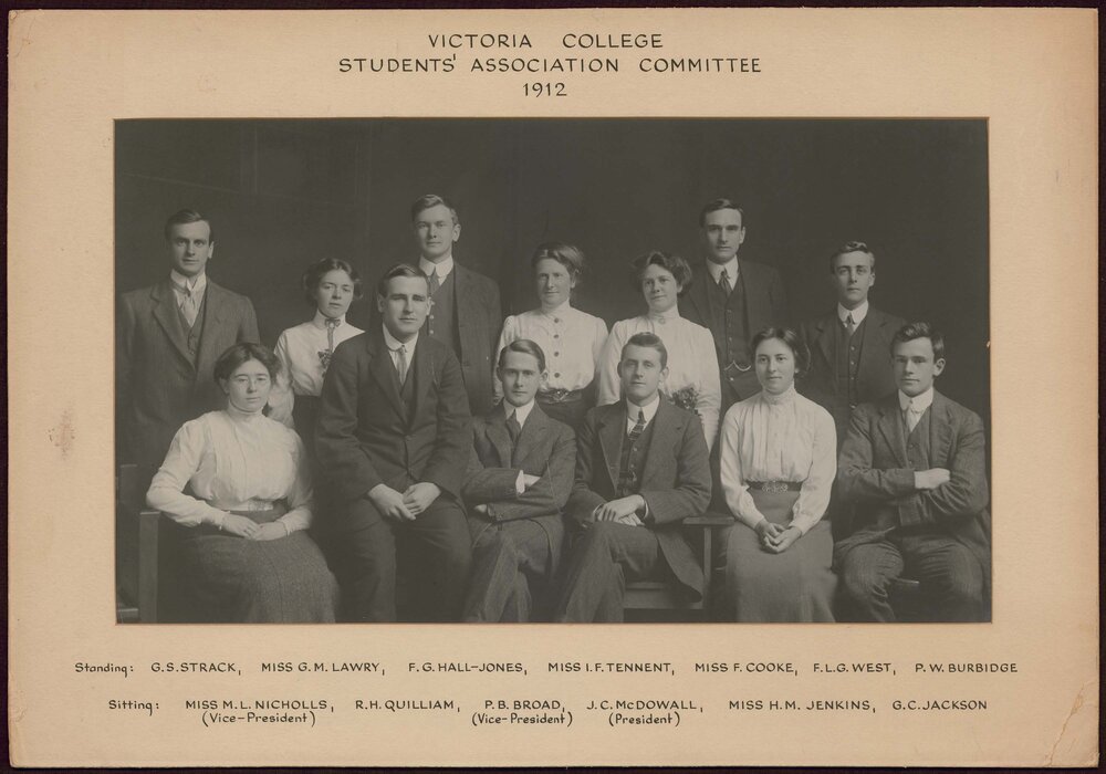 Victoria University of Wellington Students' Association Executive 1912