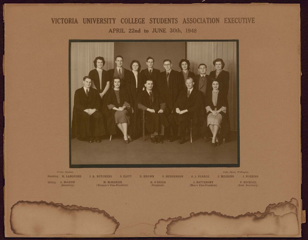 Victoria University of Wellington Students' Association Executive 1948