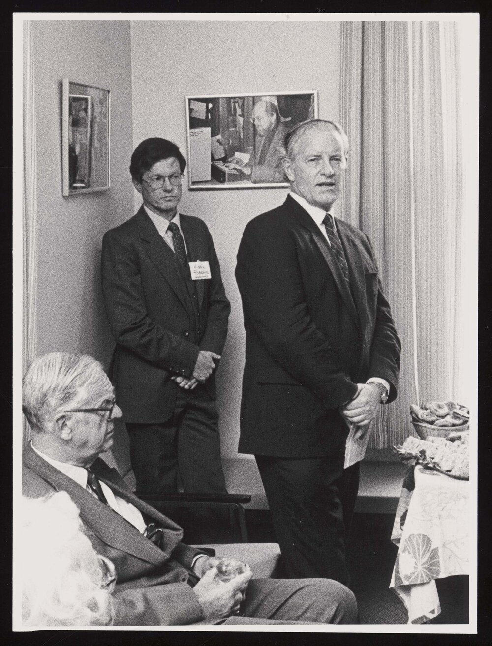 Prof. Holborow and Mr Nigel Roberts