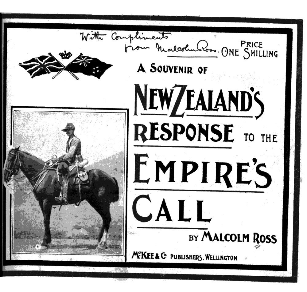 A Souvenir of New Zealand's Response to the Empire's Call