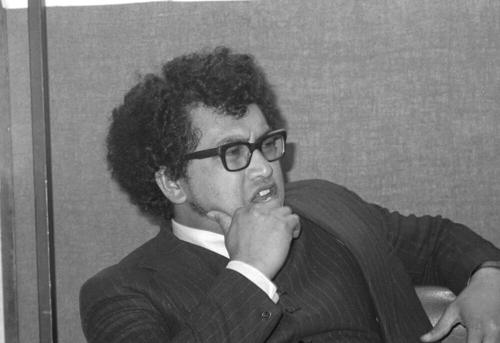 Waaka Vercoe[?] at Te Rā o te Reo Māori 1973