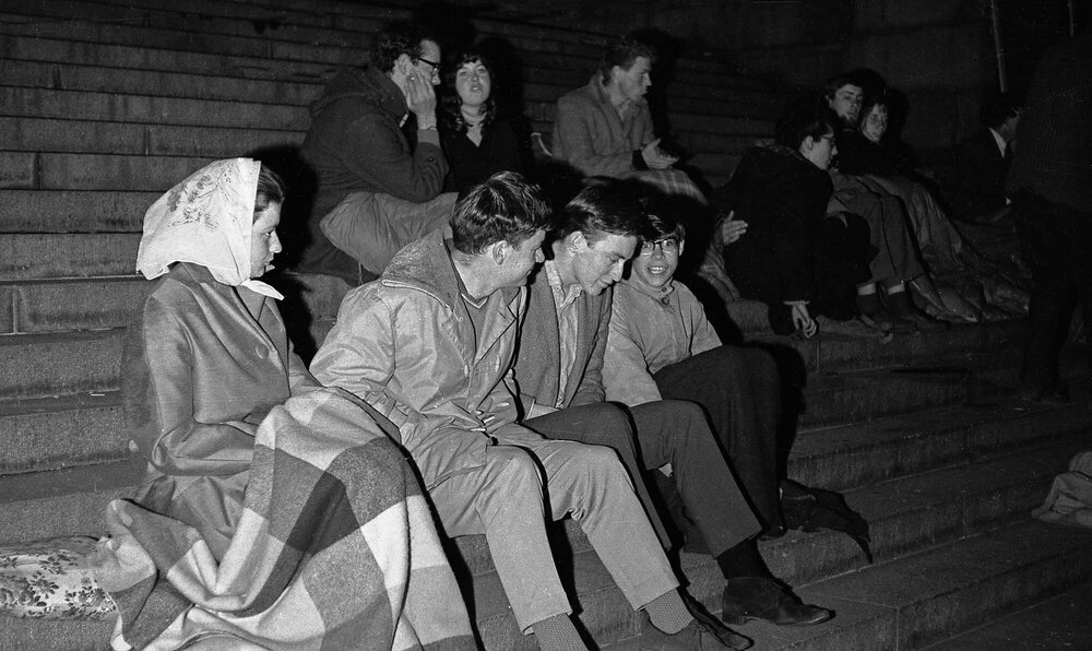Campaign for Nuclear Disarmament night vigil at Parliament steps [1]