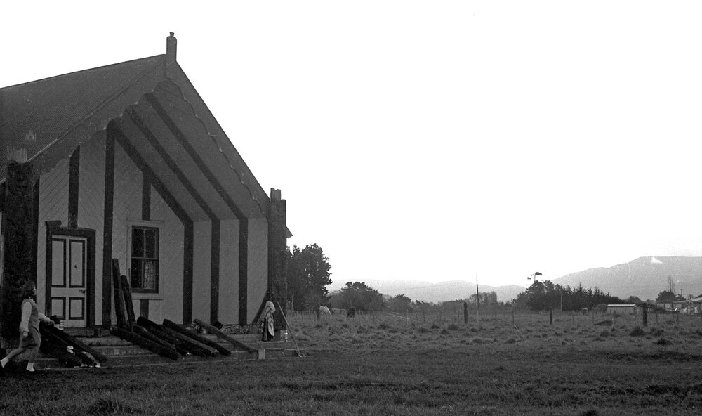 Hikurangi whare at Pāpāwai marae
