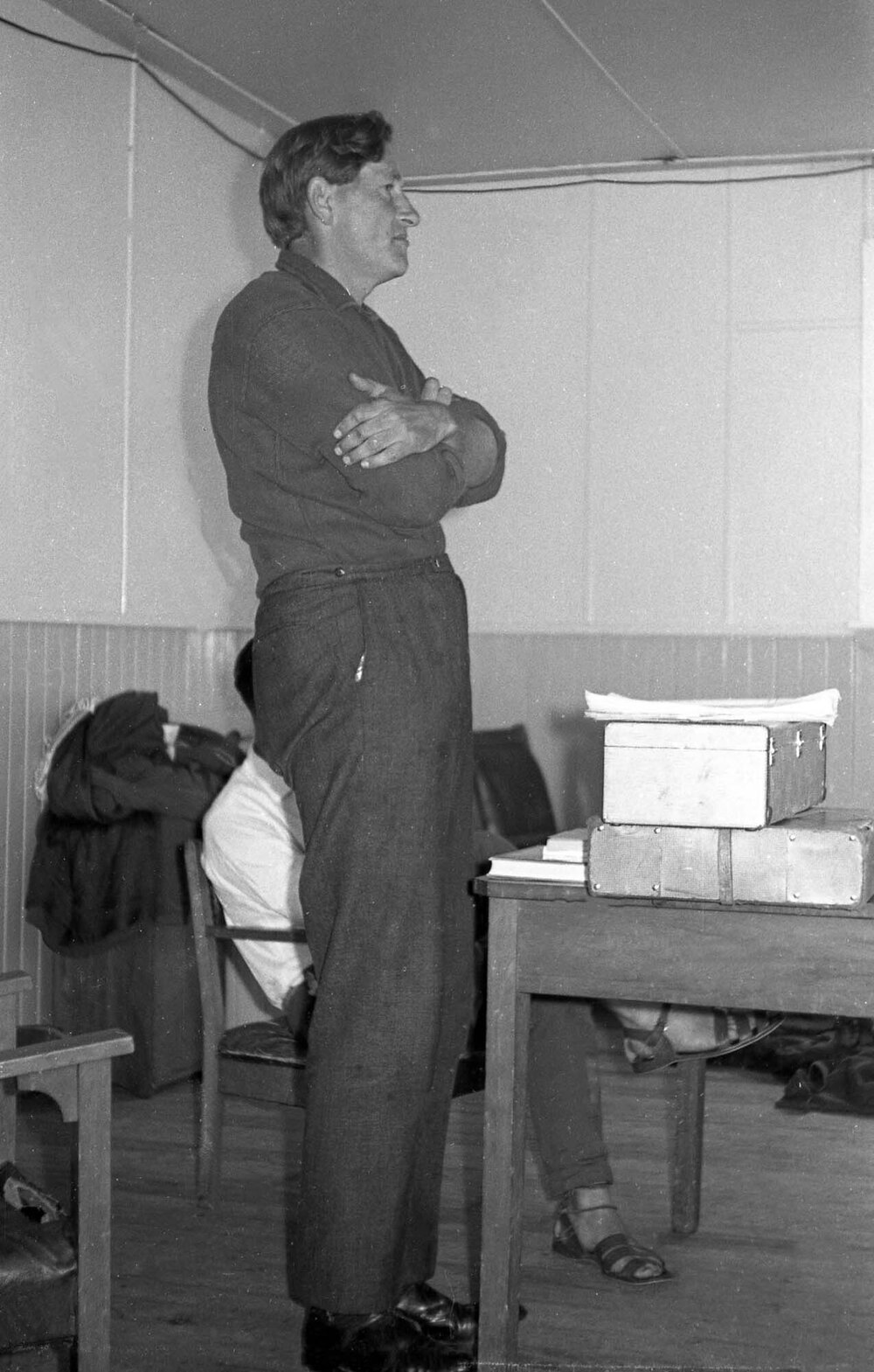 Professor John Roberts speaking at Curious Cove for annual Student Congress