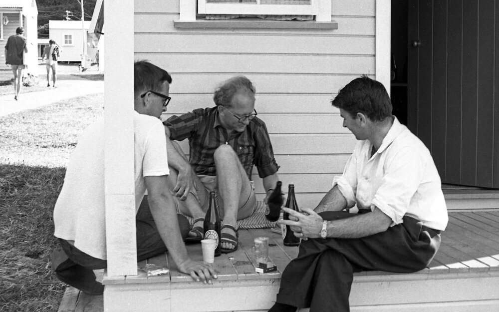 Academics sharing a drink at Curious Cove for annual Student Congress