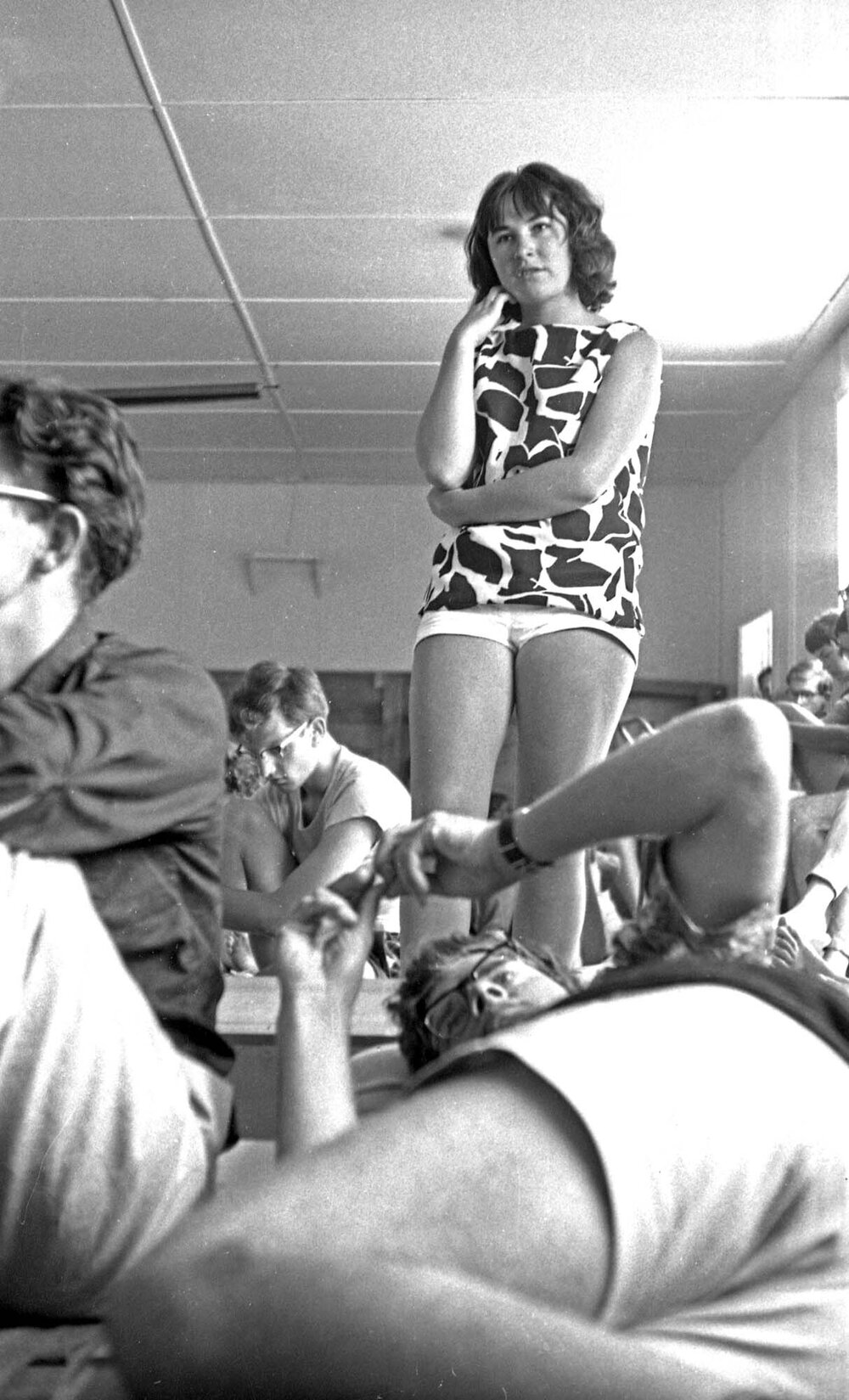 Student speaker at the annual Student Congress at Curious Cove