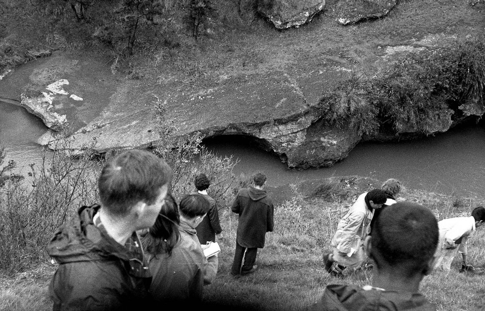 Students on Geology field trip