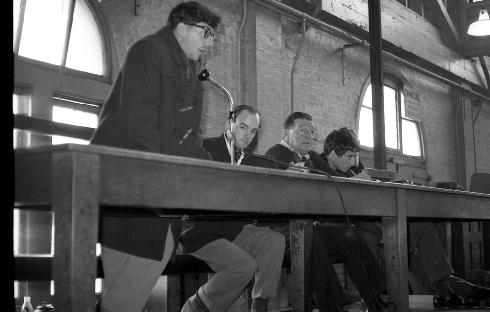 Student Association leaders address Waterside Union 