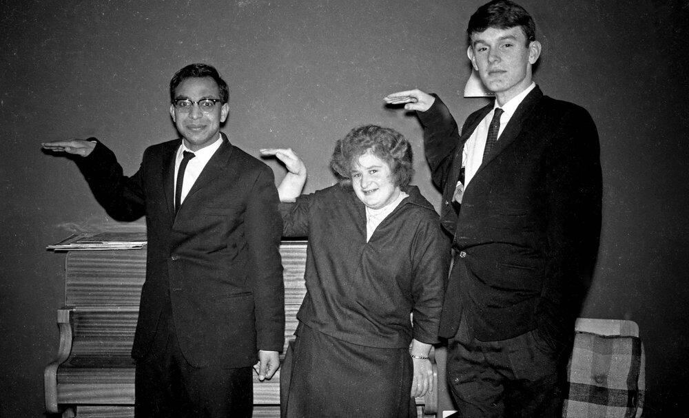 Students in formal attire