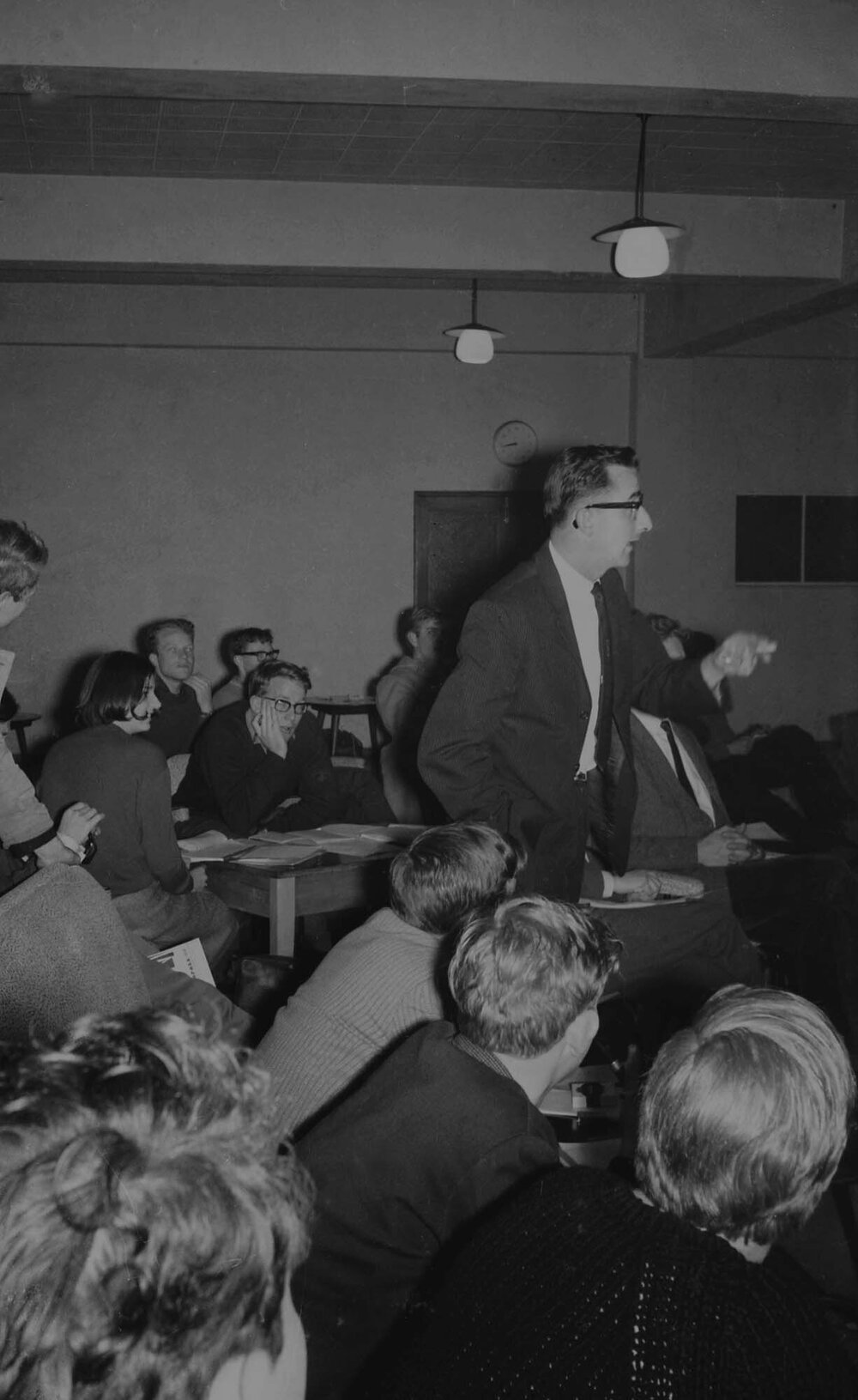 Unknown speaker at Victoria University Students' Association meeting