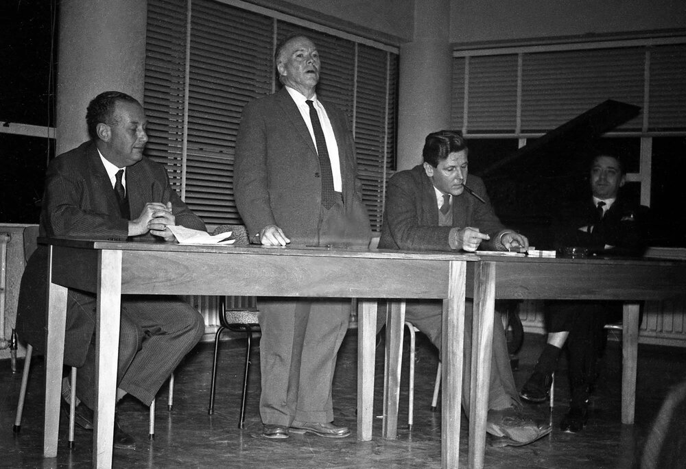 Panel discussion featuring Professor Ralph H. Brookes and Russian Ambassador Nikolai Ivanov [?]