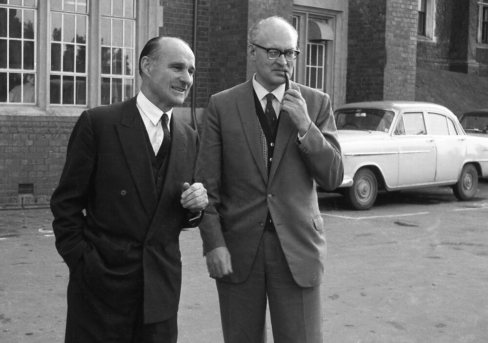 Dr William Ball Sutch visiting Victoria University of Wellington