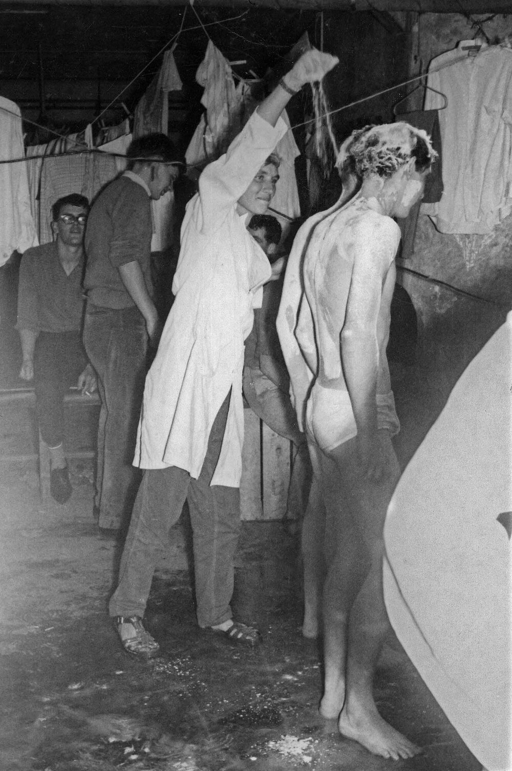 Weir House students initiating new residents