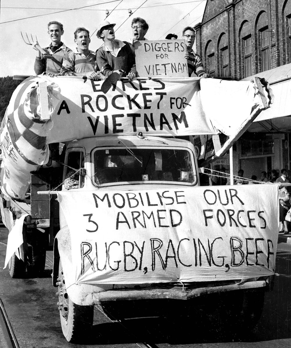 Vietnam float for the annual student procession through Wellington