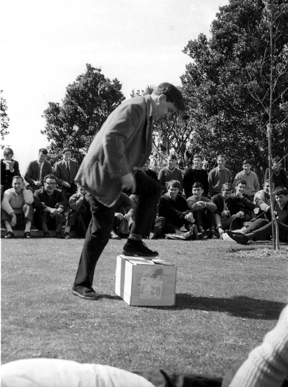 Tony Ashenden at the weekly student forum