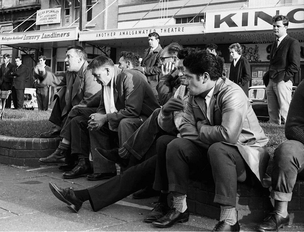 Crowd jeering at Sunday Missionary at Te Aro Park [2]