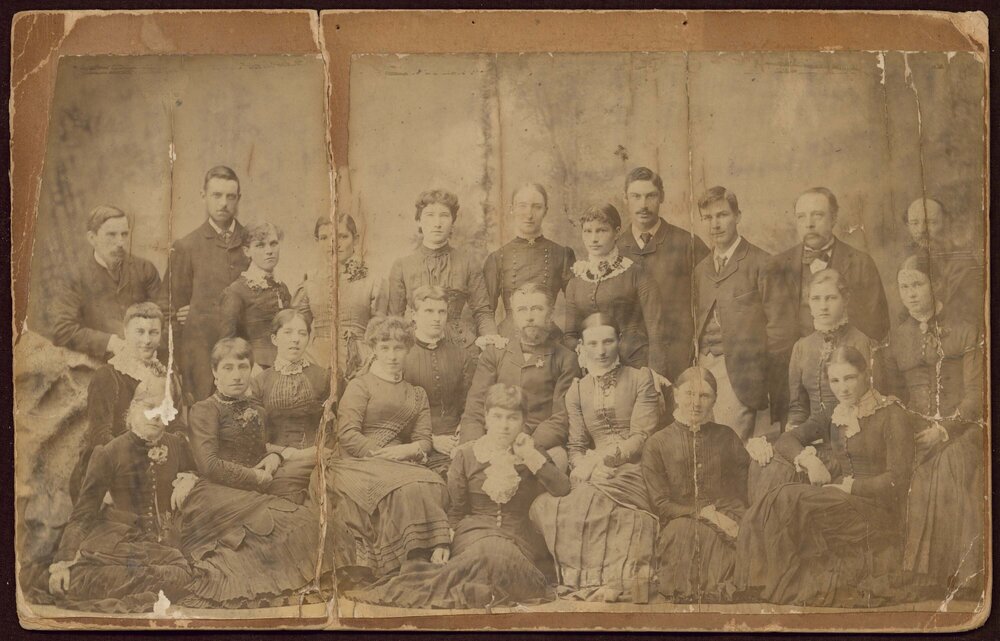 Wellington Teachers Training College Staff and Students 1880 