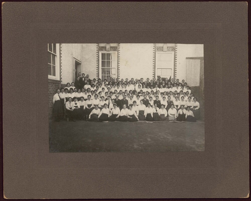 Wellington Teachers Training College Staff and Students 1916