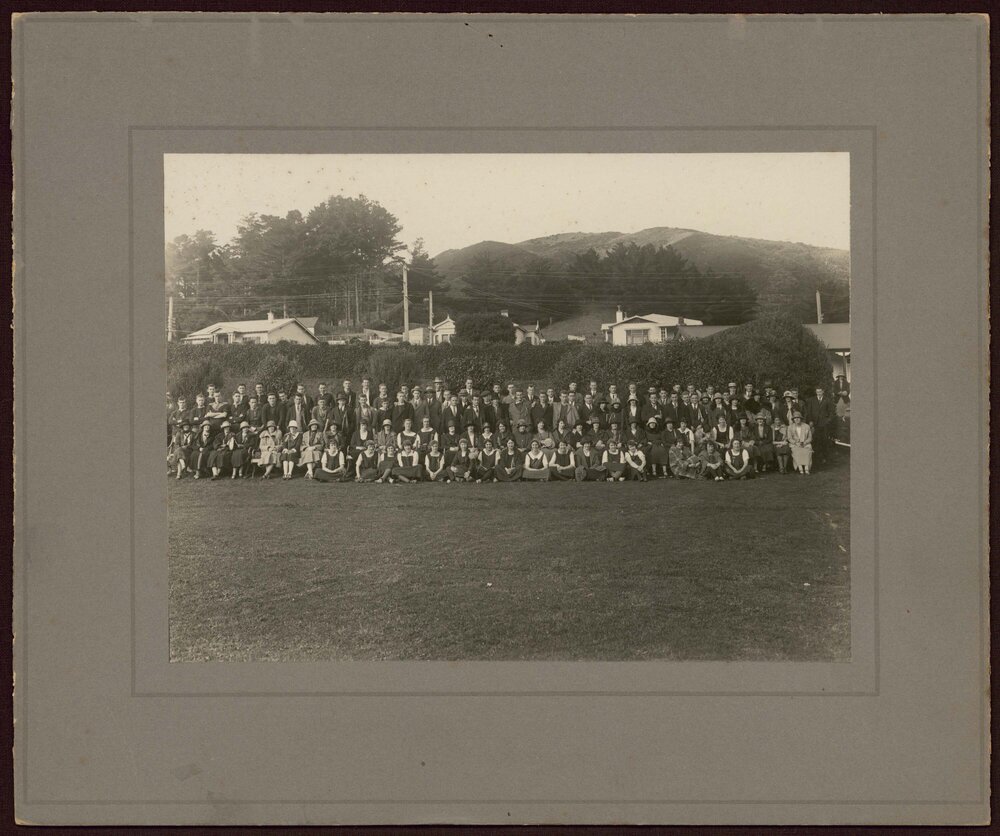 Wellington Teachers Training College Staff and Students c1920