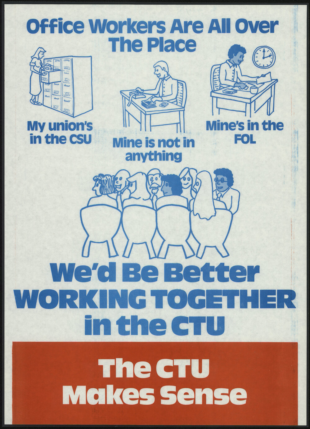 'Office Workers Are All Over The Place'