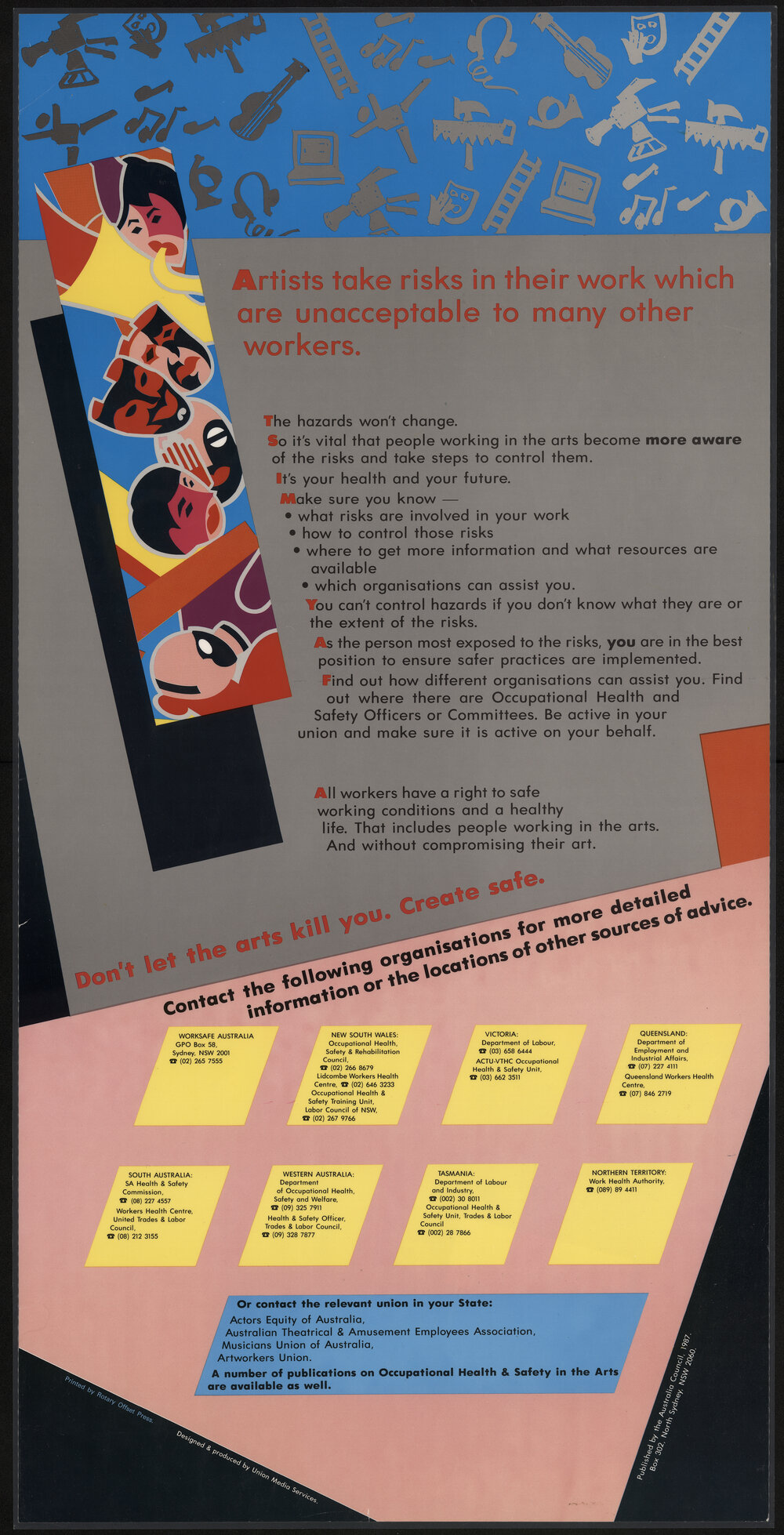 'Artists take risks in their work...'