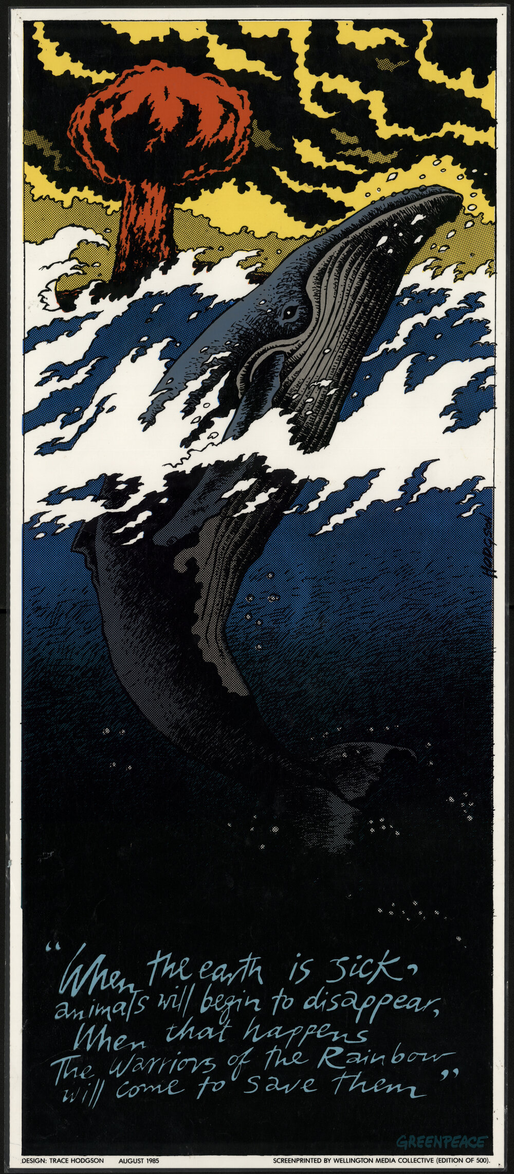 'When the earth is sick...'